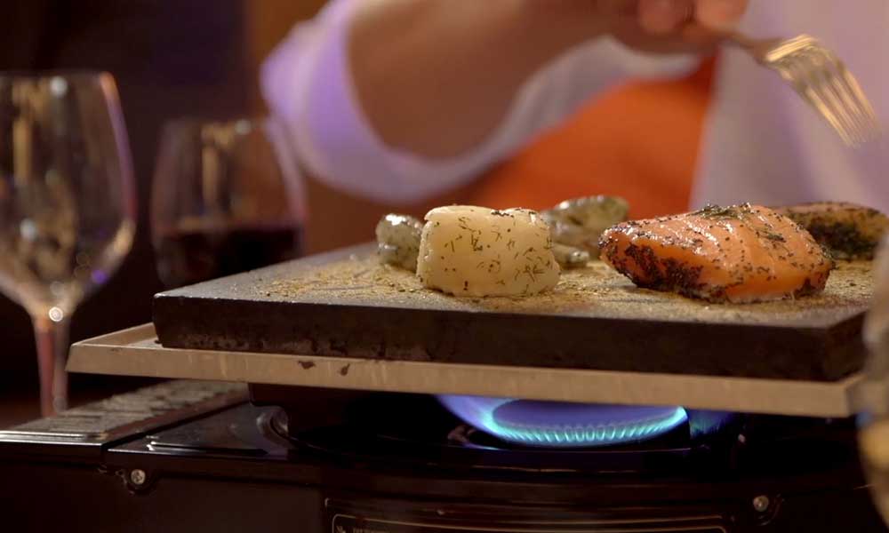 Stone grill